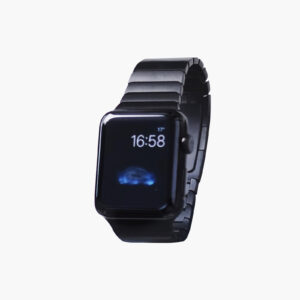 Apple Watch Series 5 Space Gray Aluminum Case with Black Metal Strap